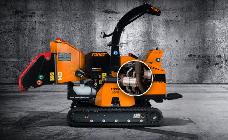 FÖRST FLISHUGGER / KVISTHUGGER XR8D(55 HK)