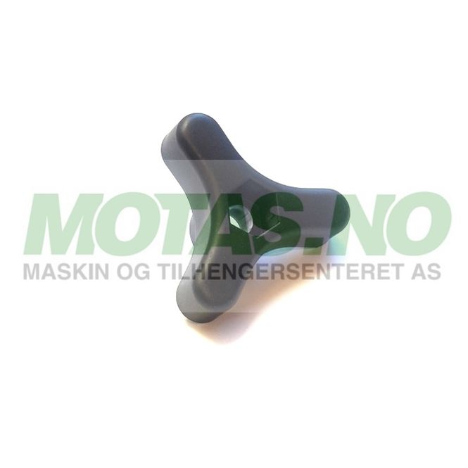 Hovedbilde Stjernehåndtak M8 (mutter) svart