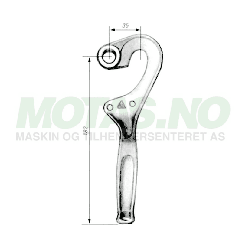 Karmlås pendel-type Høyre