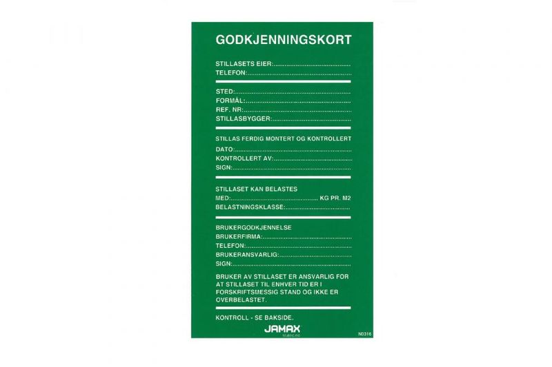 Merkeskilt kort