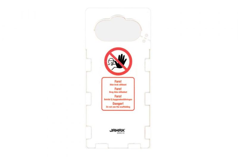 Merkeskilt kortholder