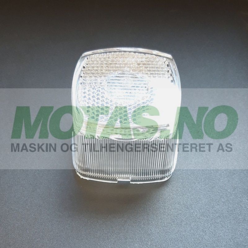 Glass Squarepoint Hvit m/refleks