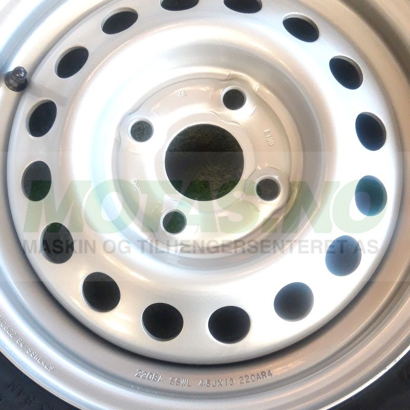 Komplett hjul 155R13 Stål 4-bolt