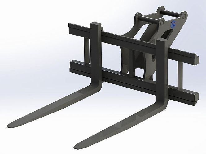 Hovedbilde Pallegaffel S45 1200/1200 2500kg