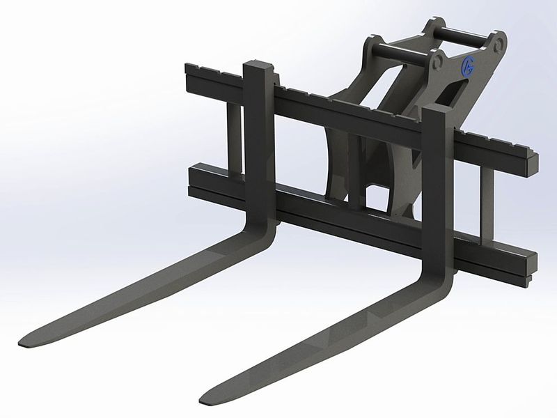 Pallegaffel S45 1200/1200 2500kg