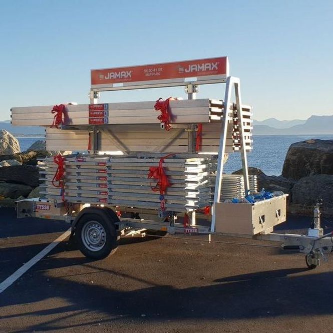Hovedbilde Jamax tilhengerpakke 99 m2 med 1300 kg ...