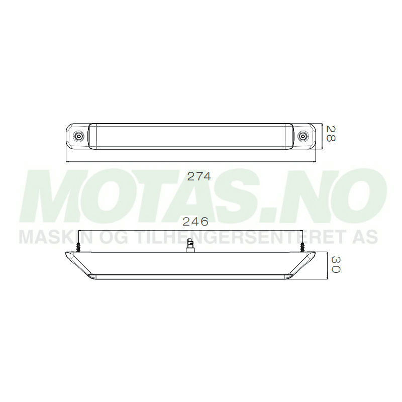 Linepoint II 12/24V LED (Humbaur) Park/Brems 3-pol